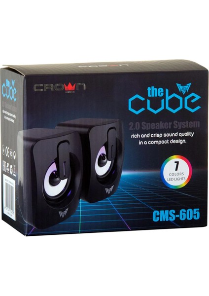 Crown Micro CMS-605 Rgb 6 Watt 1+1 Hoparlör Speaker