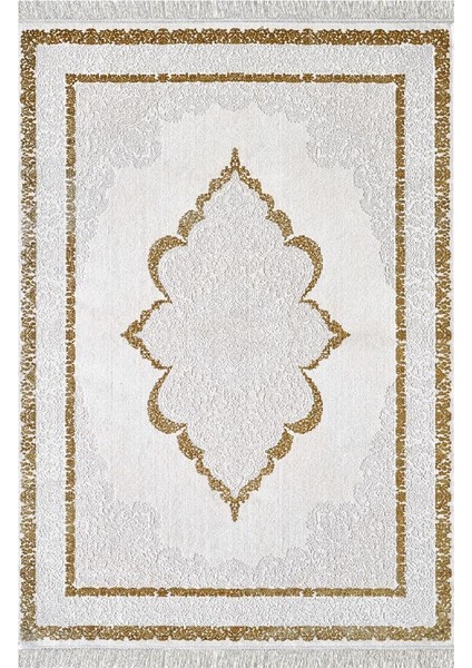 Voila ZQ00D Gold Bej Klasik Desen Halı