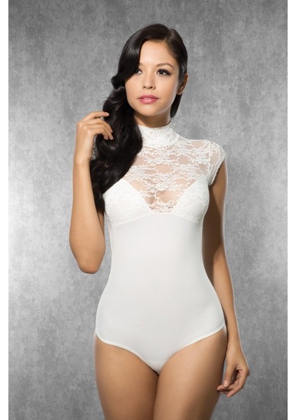 Avantgarde Dantelli Balıkçıl Bodysuit 12126