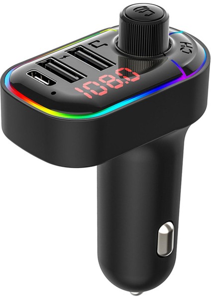 Bluetooth Hızlı Araç Şarj Cihazı Fm Verici (Yurt Dışından)