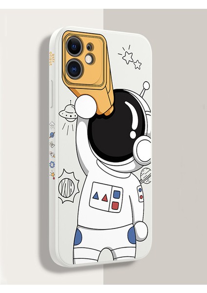 Astronot Karikatürlü Mat Telefon Kılıfı Apple iPhone 11 fiyatları