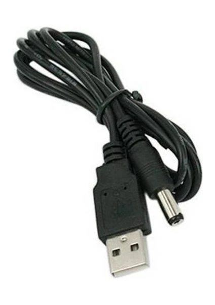 Rob Ada  USB Erkek To 5.5 x 2.1mm Dc Çevirici Kablo Mini Hoparlör Notebook Soğutucu Harici DVD USB Hub