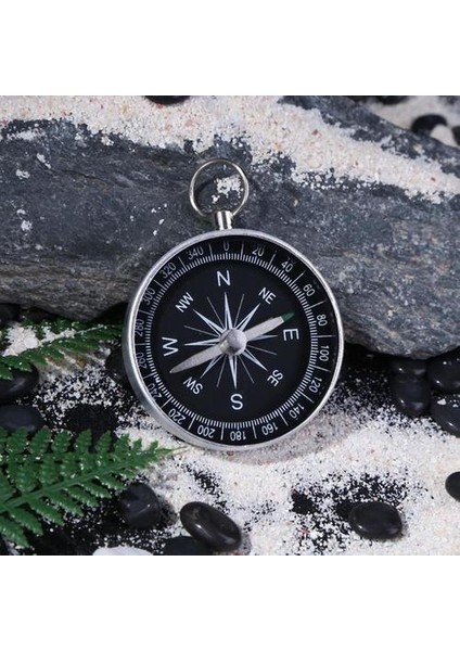 Survival Açık Taşınabilir Kamp Yürüyüş Portatif Pirinç Pocket Pusula (Yurt Dışından)