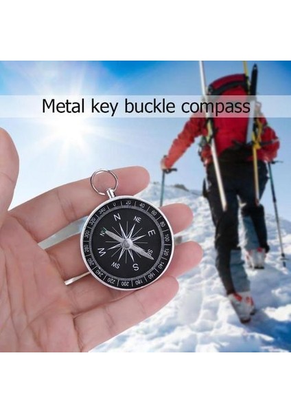 Survival Açık Taşınabilir Kamp Yürüyüş Portatif Pirinç Pocket Pusula (Yurt Dışından)