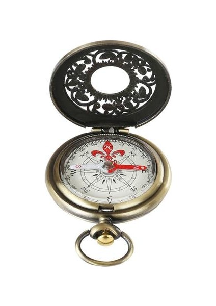 Vintage Bronz Pusula (Yurt Dışından)