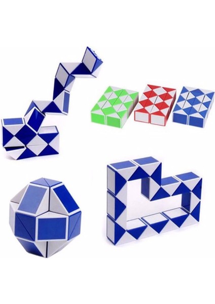 24 Parça Magic Snake Rubik Yılan Zeka Küpü Küçük Boy