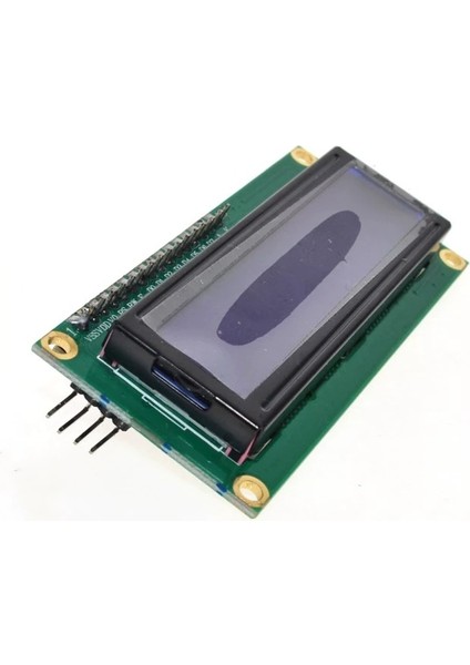 16X2 Mavi LCD + IIC/I2C Ekran Arayüz Modülü Birlikte Set