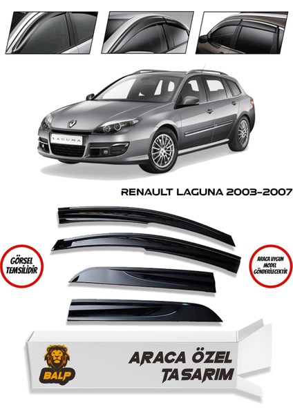 Renault Laguna Cam Rüzgarlığı 4lü 2003-2007 Arası