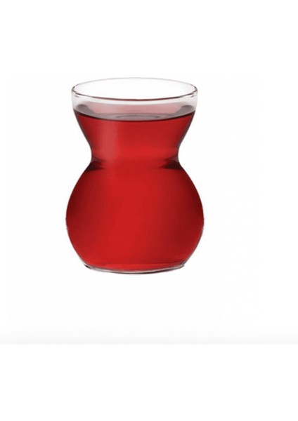 Dantel Çay Bardak - 12 Li Cam Çay Bardağı 42841