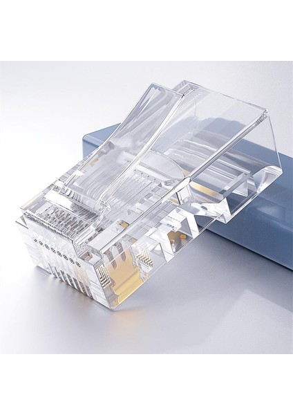 Yeni Nesil Delikli Cat6/cat5 RJ45 Jack Konnektör Utp 100 Adet 4381