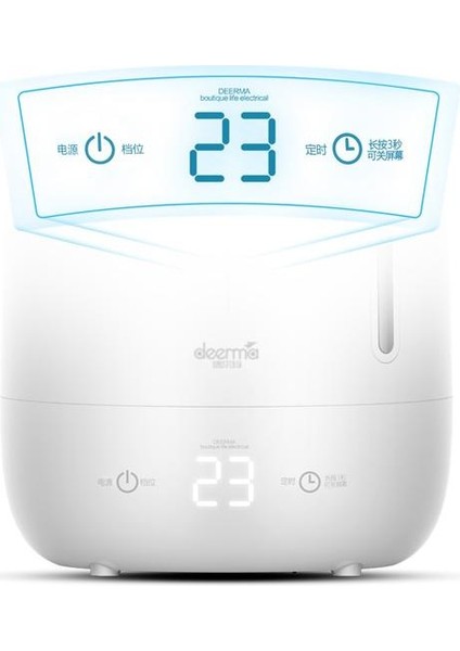Ev Hava Nemlendirici Hava Arıtma Mist Maker Akıllı Dokunmatik Ekran ile Zamanlama Ayarlanabilir Sis Miktarı 5l (Yurt Dışından)