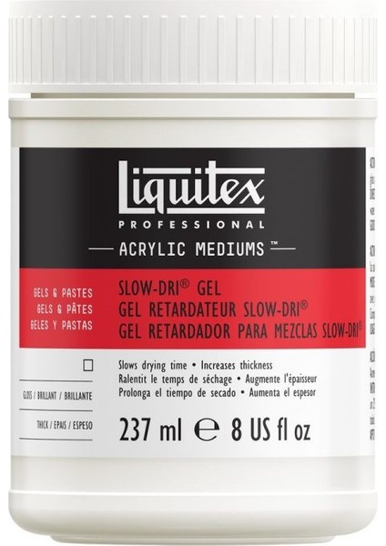 : Professional Akrilik (Slow-Dri) Kuruma Yavaşlatıcı Karışım Jeli : 237 ml