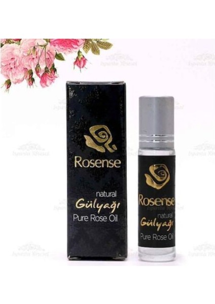 Doğal Gülsuyu 250 ml + Rosense Gül Yağı 1 Grm