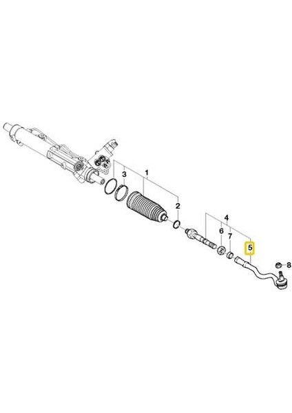 Bmw X5 E53 Rot Başı 32106774335 fiyatları