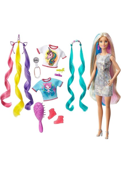 GHN04 Barbie Sonsuz Saç Eğlencesi Bebek