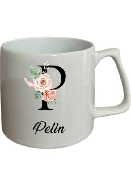 Kişiye Özel Alfabe Efsane Çay Fincanı