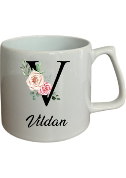 Kişiye Özel Alfabe Efsane Çay Fincanı