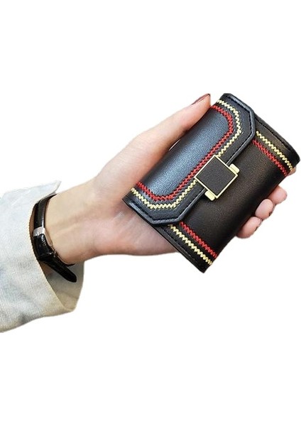 Yeni Kadın Cüzdanı Hasp Kart Sahibinin Madeni Para Cüzdanı