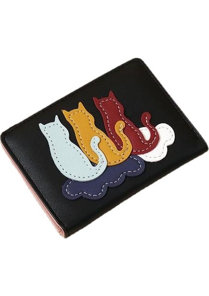 Moda Kadın Cüzdanı Kısa Bozuk Para Cüzdanı Basit Fermuarlı Çantalar Püskül Kart Sahibinin