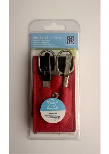 Solingen Becker Yes Manikür Pedikür Seti 3'Lü fiyatları