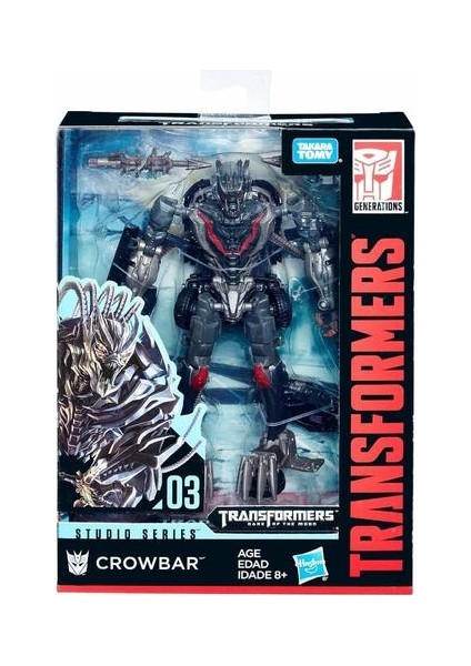 Transformers Studio Serisi 03 Deluxe Sınıfı Crowbar Figure