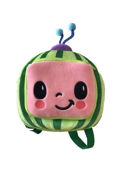 Cocomelon Peluş Sırt Çantası Çocuk Okul Çantası Omuz Çantası