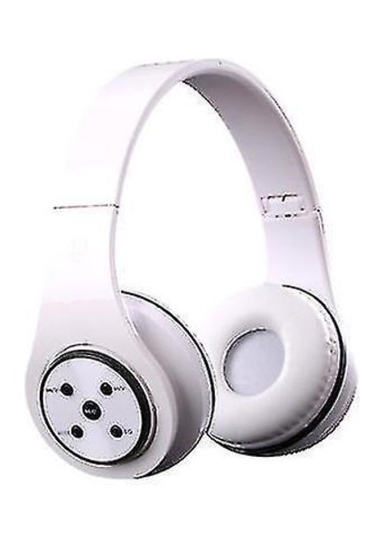 Copoz Kablosuz Bluetooth Over-Kulak Kulaklıklar Çocuklar Için Stereo Kulaklıklar Çocuk Hediyeler (Beyaz)