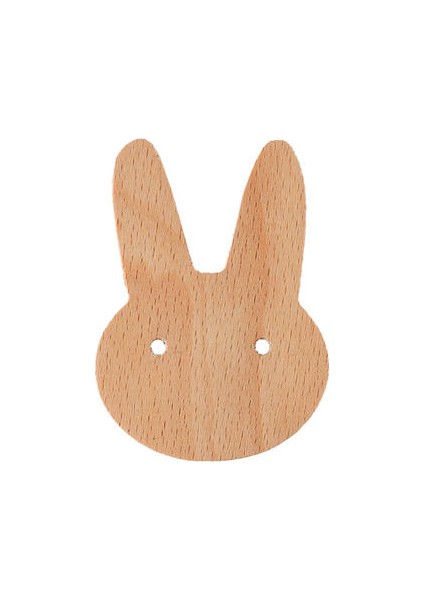 Ahşap Katı Kanca Sevimli Hayvan Çocuk Odası Dekorasyon Duvar Kanca Anahtar Tutucu (Yurt Dışından)