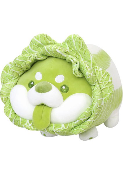 Sevimli Sebze Köpek Peluş Oyuncak - Yeşil (Yurt Dışından)