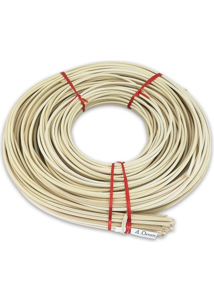 Rattan Doğal Bambu Çubuk 2 kg Brüt - 4 mm Örgü Rattan Ip