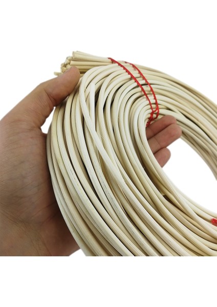 Rattan Doğal Bambu Çubuk 2 kg Brüt - 4 mm Örgü Rattan Ip