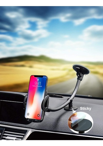 Akıllı Telefonlar İçin Araç Ön Cam Kaz Boynu Cep Telefonu Standı (Yurt Dışından) indirimleri