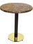 Karanfil Werzalit Yuvarlak Gold Masa Q70 - Brownie Mermer 1