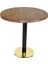 Karanfil Werzalit Yuvarlak Gold Masa Q80 - Antik Dark 1