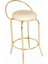 Bar Taburesi Arkalıklı Gold - Krem 1