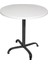 Indigo Werzalit Yuvarlak Mutfak Masası 60CM Çap (Esb Siyah) - Beyaz 1