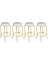 Bar Taburesi Gold (4 Adet) - Beyaz 1