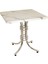Buket Werzalit Kare Mutfak Masası 80X80 - Bıanco Carrara Beyaz 1
