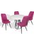 Palermo Werzalit - Çırağan Mutfak Masa Takımı Q80 - Mor 1
