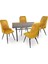 Valerya Werzalit - Çırağan Masa Takımı - Royal Mermer Sarı 1