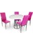 Palermo Werzalit - Gözde Mutfak Masa Takımı Q80 - Mor 1