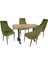Çipa Laminat Stil Masa Takımı - Yeşil 1