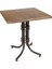 Buket Werzalit Kare Esb Mutfak Masası 60X60 - Antik Dark 1