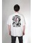 David Bowie Rebel Yazılı Çift Taraf Baskılı Özel Tasarım Oversize Unisex Tişört 1