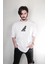 Edgar Allen Poe Nevermore Baskılı Özel Tasarım Oversize Unisex Tişört 2