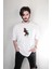 Elvis Presley Minimal Baskılı Ön Arka Özel Tasarım Oversize Unisex Tişört 1