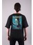 Iron Maiden Fear Of The Özel Tasarım Çift Taraf Baskılı Oversize Unisex Tişört 2