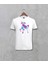 Unicorn At Özel Tasarım Baskılı Unisex Beyaz Tişört 1