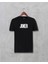 Joker Logo Tasarım Yazılı Baskılı Unisex Siyah Tişört 1