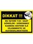 Çağ Bu Iş Yeri 24 Saat Görünür/görünmez Kamera Sistemi ile Izlenmektedir Kendinden Yapışkanlı Sticker 35x50 Cm 1